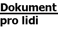 Dokument pro lidi